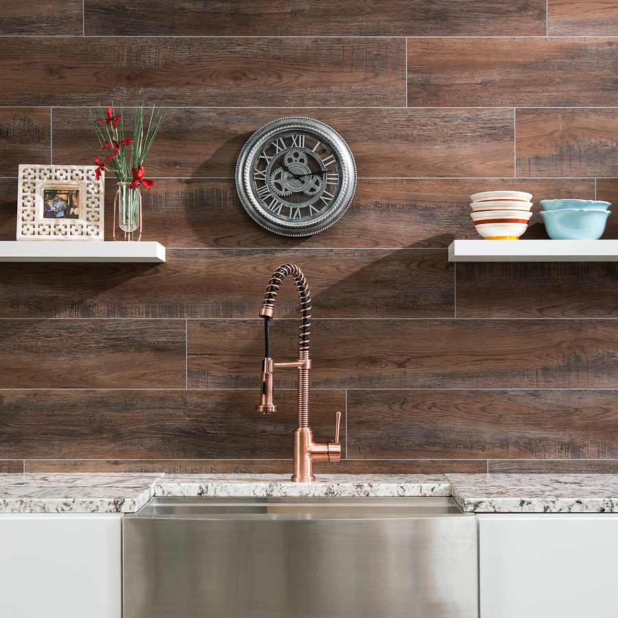 Wall Panel Ideas Gallery - Palisade Oak Moccha Wall Plank